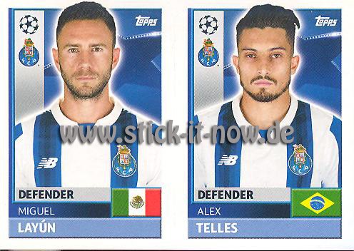 Topps Champions League Sticker 16/17 - Nr. QFJ 5 + 6