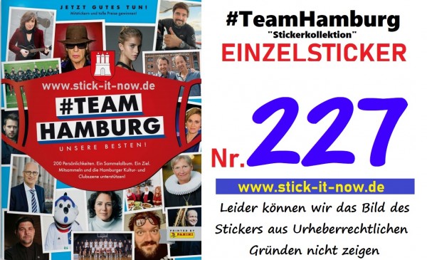 #TeamHamburg "Sticker" (2021) - Nr. 227