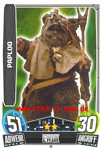 Force Attax Movie Collection - Serie 3 - PAPLOO - Nr. 27