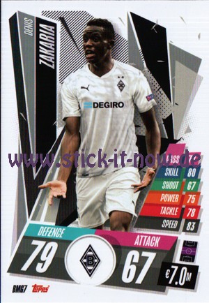 Match Attax Champions League 2020/21 - Nr. BMG 7