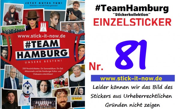 #TeamHamburg "Sticker" (2021) - Nr. 81 (Glitzer)