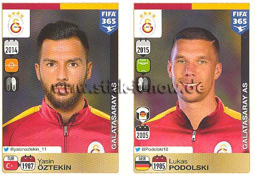 Panini FIFA 365 Sticker - Nr. 787 - 788