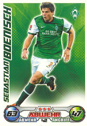 Match Attax 09/10 - SEBASTIAN BOENISCH - SV Werder Bremen - Nr. 42