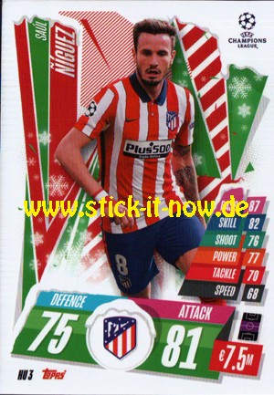 Match Attax Champions League 2020/21 "Festive" - Nr. HU 3