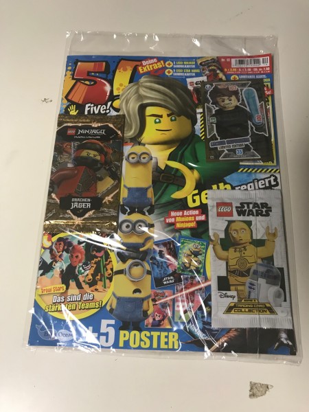 5! Five! Magazin Nr. 12/2019 (mit Lego Ninjago & Star Wars Booster + LE4 Lego Star Wars)