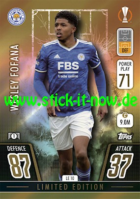 Match Attax Champions League 2021/22 - Nr. LE 10 (Limited Edition)