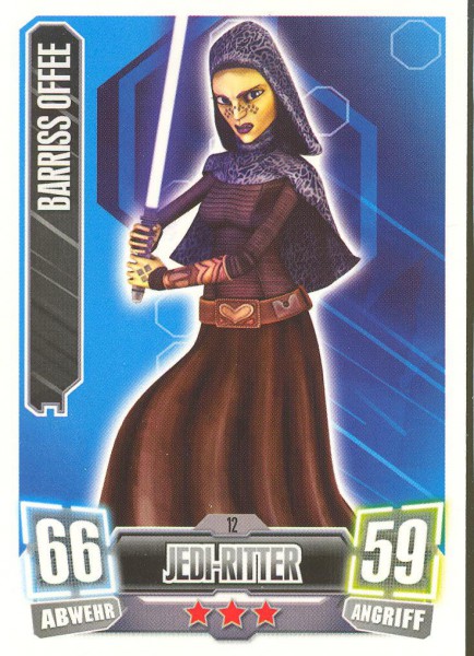 Force Attax - Serie II - Barriss Offee - Jedi-Ritter