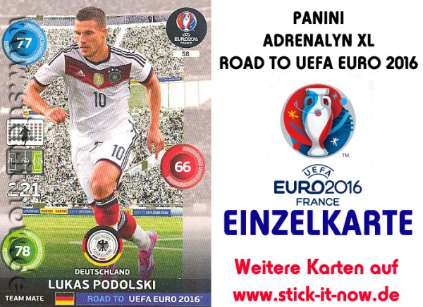 Adrenalyn XL - Road to UEFA Euro 2016 France - Nr. 58