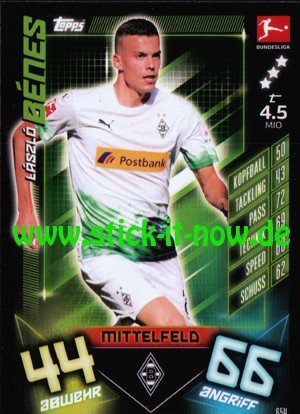 Topps Match Attax Bundesliga 2019/20 "Extra" - Nr. 654