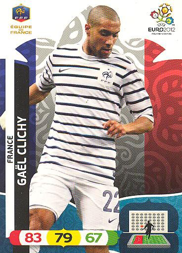 Panini EM 2012 - Adrenalyn XL - Gael Clichy - Frankreich