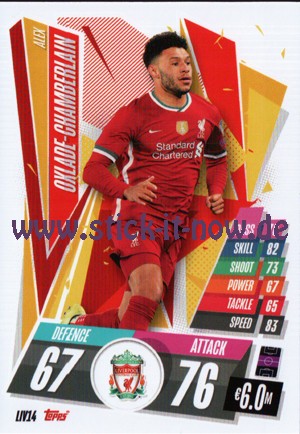 Match Attax Champions League 2020/21 - Nr. LIV 14