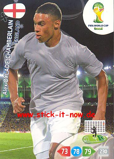 Panini Adrenalyn XL Brasil WM 2014 - Alex OXLADE-CHAMBERLAIN