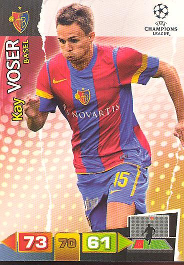 Kay Voser - Panini Adrenalyn XL CL 11/12 - FC Basel