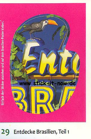 Edeka & WWF - Entdecke Brasilien - Sticker - Nr. 29