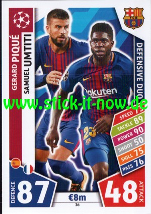 Match Attax Champions League 17/18 - Nr. 36