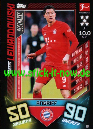 Topps Match Attax Bundesliga 2019/20 "Extra" - Nr. 818