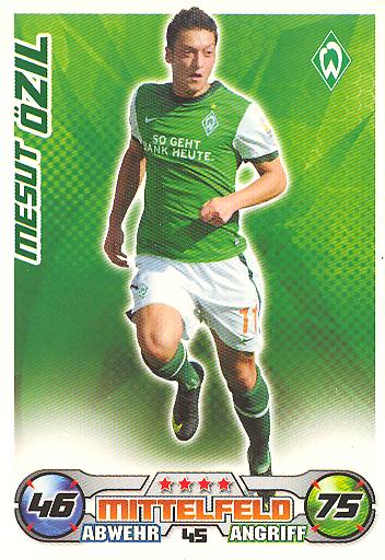 Match Attax 09/10 - MESUT ÖZIL - SV Werder Bremen - Nr. 45