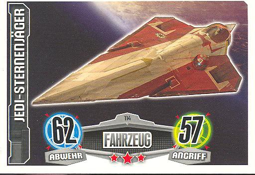 Force Attax - JEDI-STERNENJÄGER - Fahrzeug - Die Republik - Movie Collection