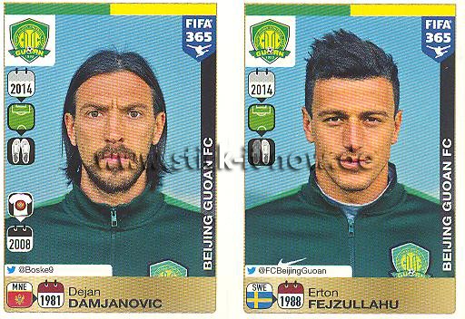 Panini FIFA 365 Sticker - Nr. 279 - 280