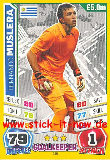 Match Attax "World Stars WM 2014" - FERNANDO MUSLERA - Nr. 225