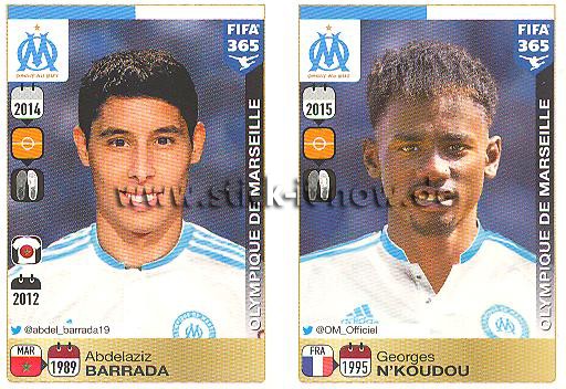 Panini FIFA 365 Sticker - Nr. 412 - 416