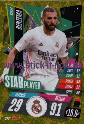 Match Attax Champions League 2020/21 - Nr. SP 2