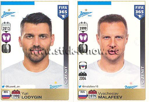 Panini FIFA 365 Sticker - Nr. 732 - 733