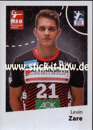 LIQUE MOLY Handball Bundesliga Sticker 19/20 - Nr. 169