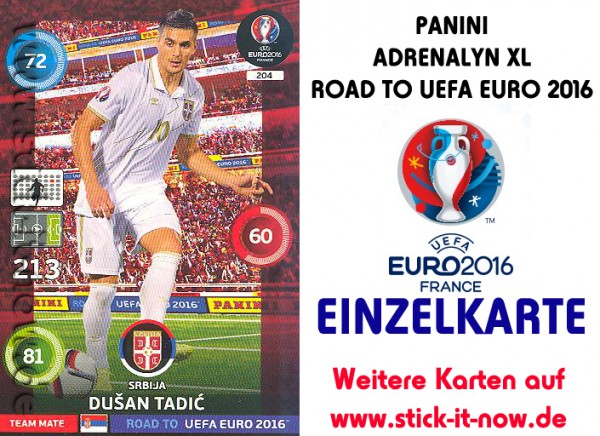 Adrenalyn XL - Road to UEFA Euro 2016 France - Nr. 204