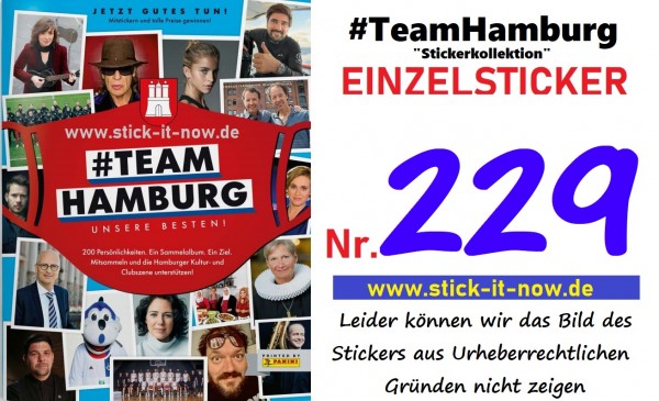 #TeamHamburg "Sticker" (2021) - Nr. 229
