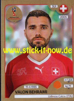 Panini WM 2018 Russland "Gold Edition" - Nr. 386