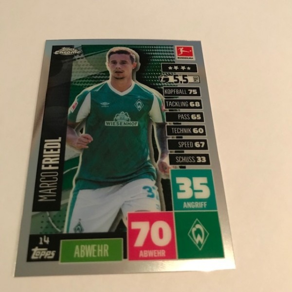 Match Attax BL Chrome 20/21 - Nr. 14 - FRIEDL