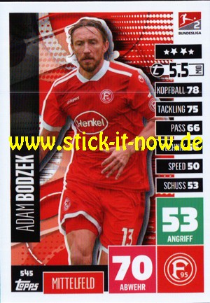 Topps Match Attax Bundesliga 2020/21 "Extra" - Nr. 545