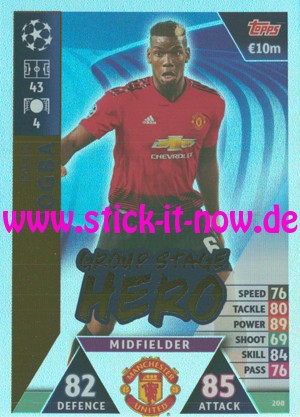 Match Attax CL 18/19 "Road to Madrid" - Nr. 208