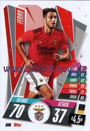 Match Attax Champions League 2020/21 - Nr. BEN 6