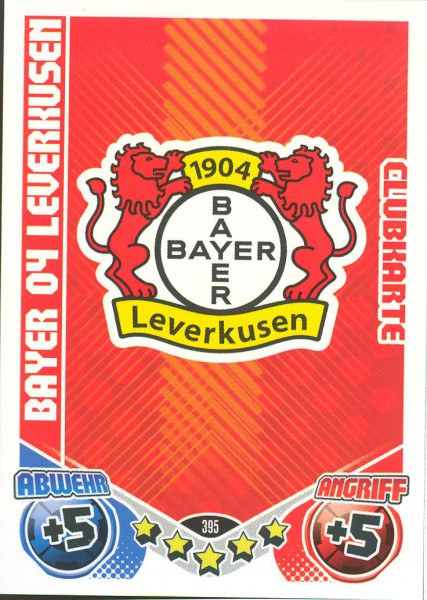 Match Attax 11/12 - Bayer Leverkusen - Clubkarte