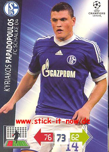 Panini Adrenalyn XL CL 12/13 - FC Schalke 04 - Kyriakos Papadopoulos