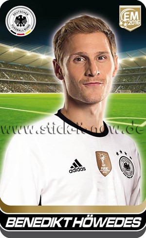 DFB Team Cards EM 2016 - Benedikt Höwedes