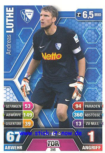 Match Attax 14/15 - Andreas LUTHE - VfL Bochum - Nr. 395