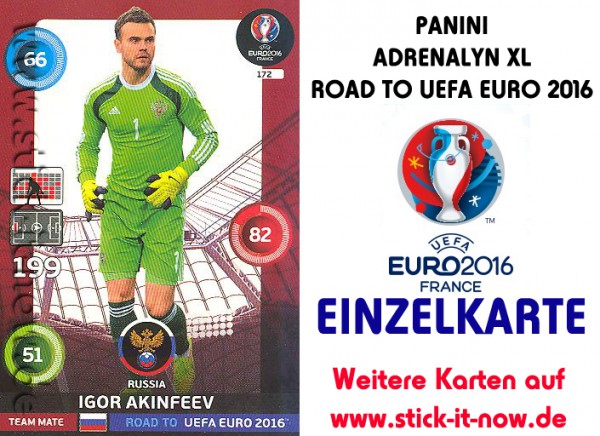 Adrenalyn XL - Road to UEFA Euro 2016 France - Nr. 172
