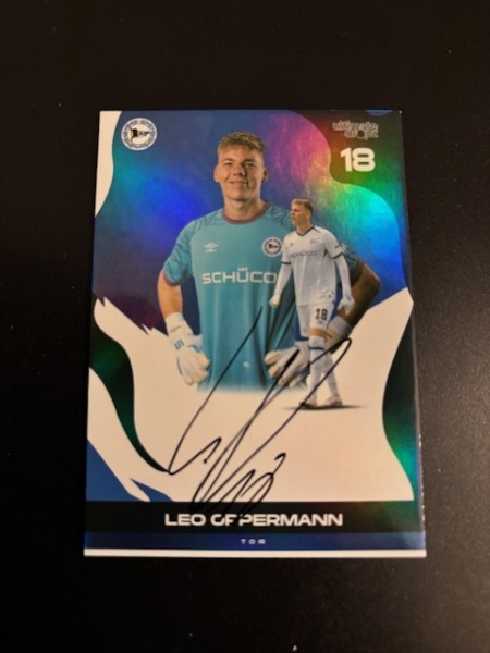 This is Arminia (2025) - On Card Signature - Leo Oppermann 37/70