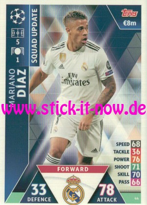Match Attax CL 18/19 "Road to Madrid" - Nr. 44