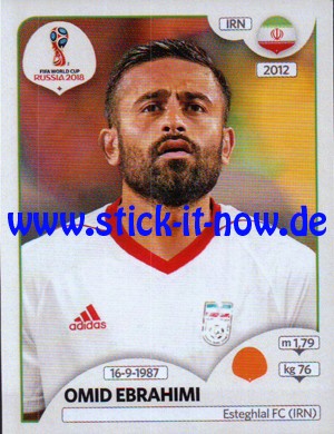 Panini WM 2018 Russland "Sticker" - Nr. 182