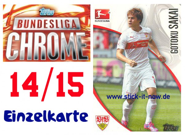 Topps Bundesliga Chrome 14/15 - GOTOKU SAKAI - Nr. 194