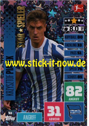Topps Match Attax Bundesliga 2020/21 - Nr. 43 (Star-Spieler)