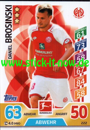 Topps Match Attax Bundesliga 17/18 - Nr. 222