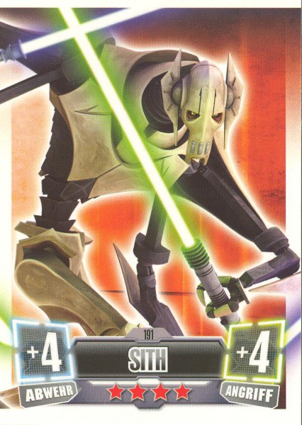 Force Attax - Serie II - Strike Force - Separatist - Sith