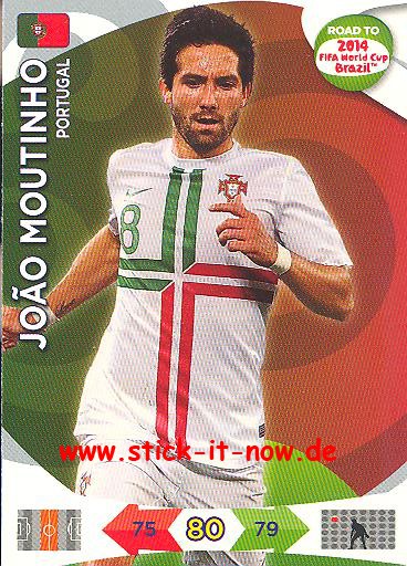 Panini Adrenalyn XL Road to WM 2014 - JOAO MOUTINHO