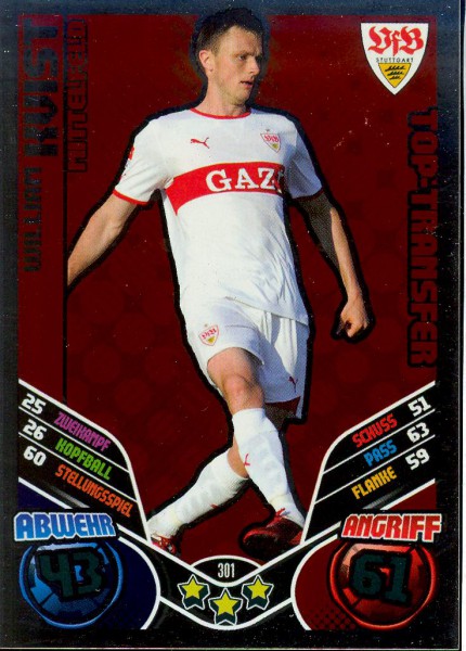 Match Attax 11/12 - William Kvist - Top-Transfer