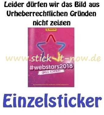 Webstars 2018 #girlsedition "Sticker" - Nr. 13 (GLITZER)